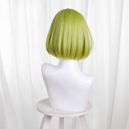Coco Apprentice Edition Cosplay Wig - Grass Green Realistic Scalp Bob