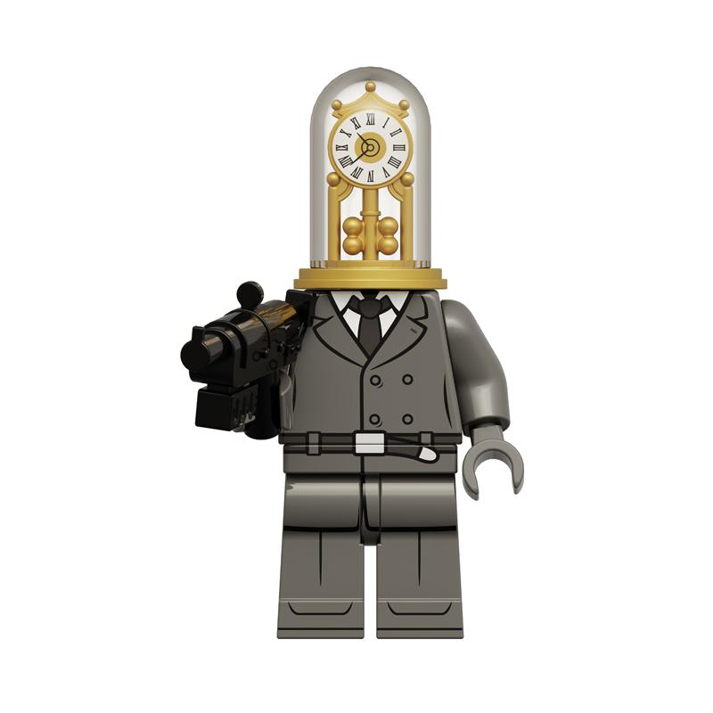 Toilet Man vs Camera Man Mini Figure Set – Titan Speaker Man & TV Man Building Block Toy, Assembly Collectible Model