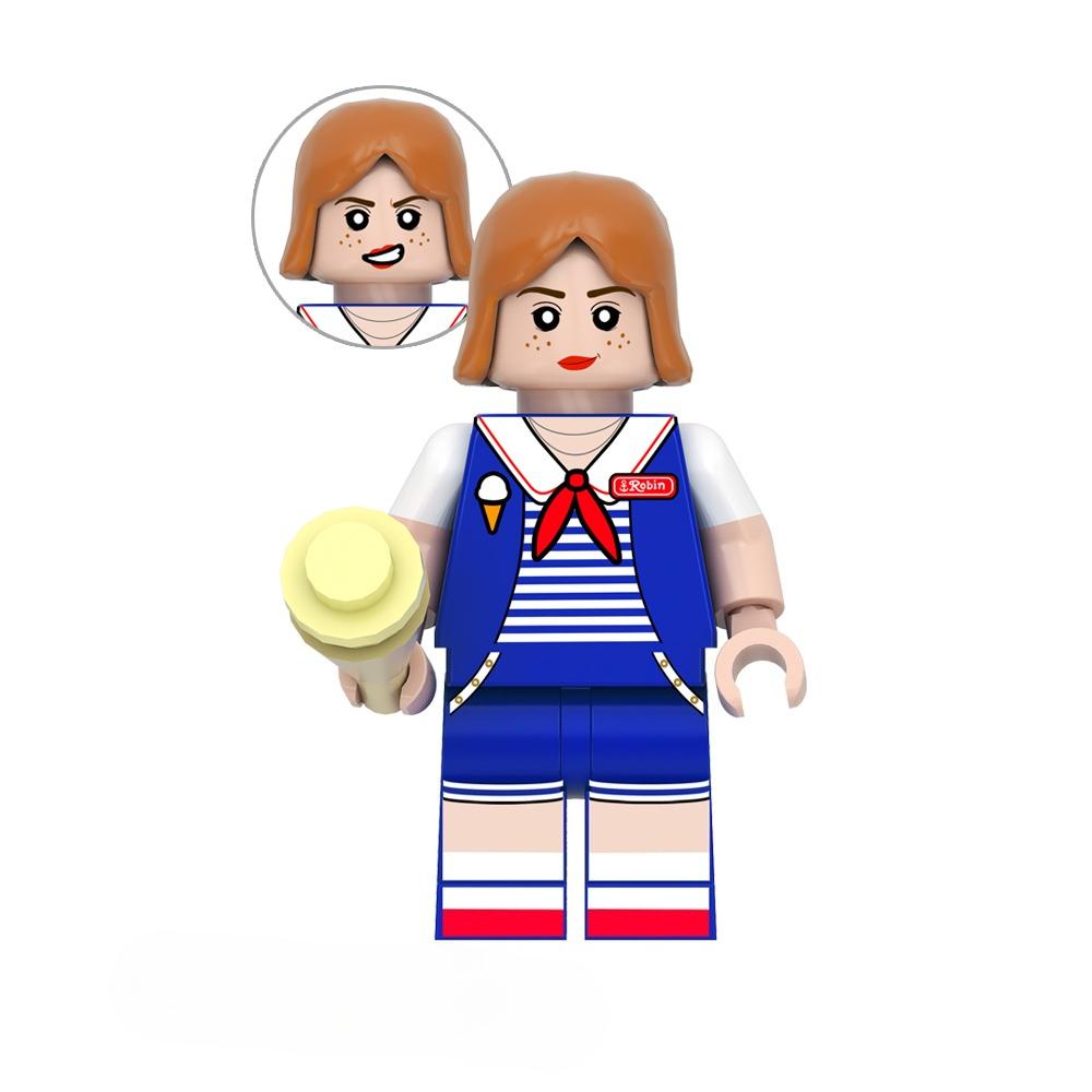 ST Stranger Squad Hawkins Fantasy Monster & Hero Brick Figures – Upside Down Inspired Building Block Set Figurines