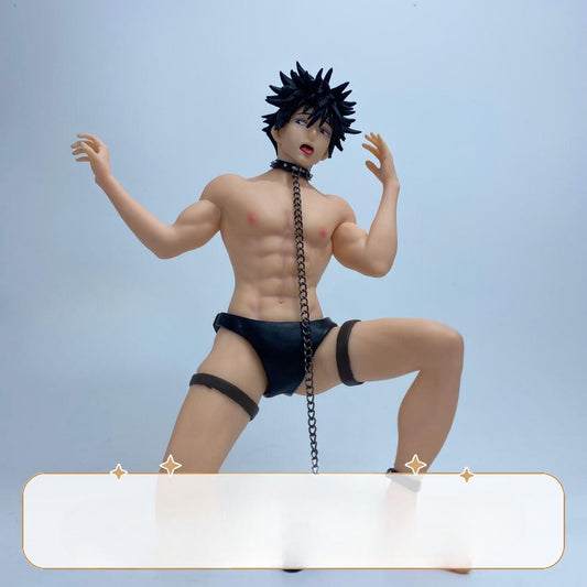 Jujutsu Kaisen Fushiguro Megumi Figure – Playful Chains Pose Anime Statue Collectible Gift for Fans