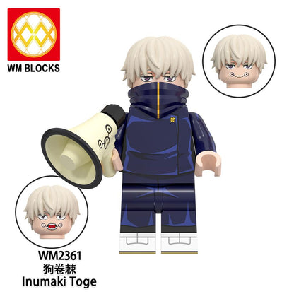 Jujutsu Kaisen Mini Figure Brick Set – All Character Assembly Toy, Anime Building Block Collectible Gift for Fans