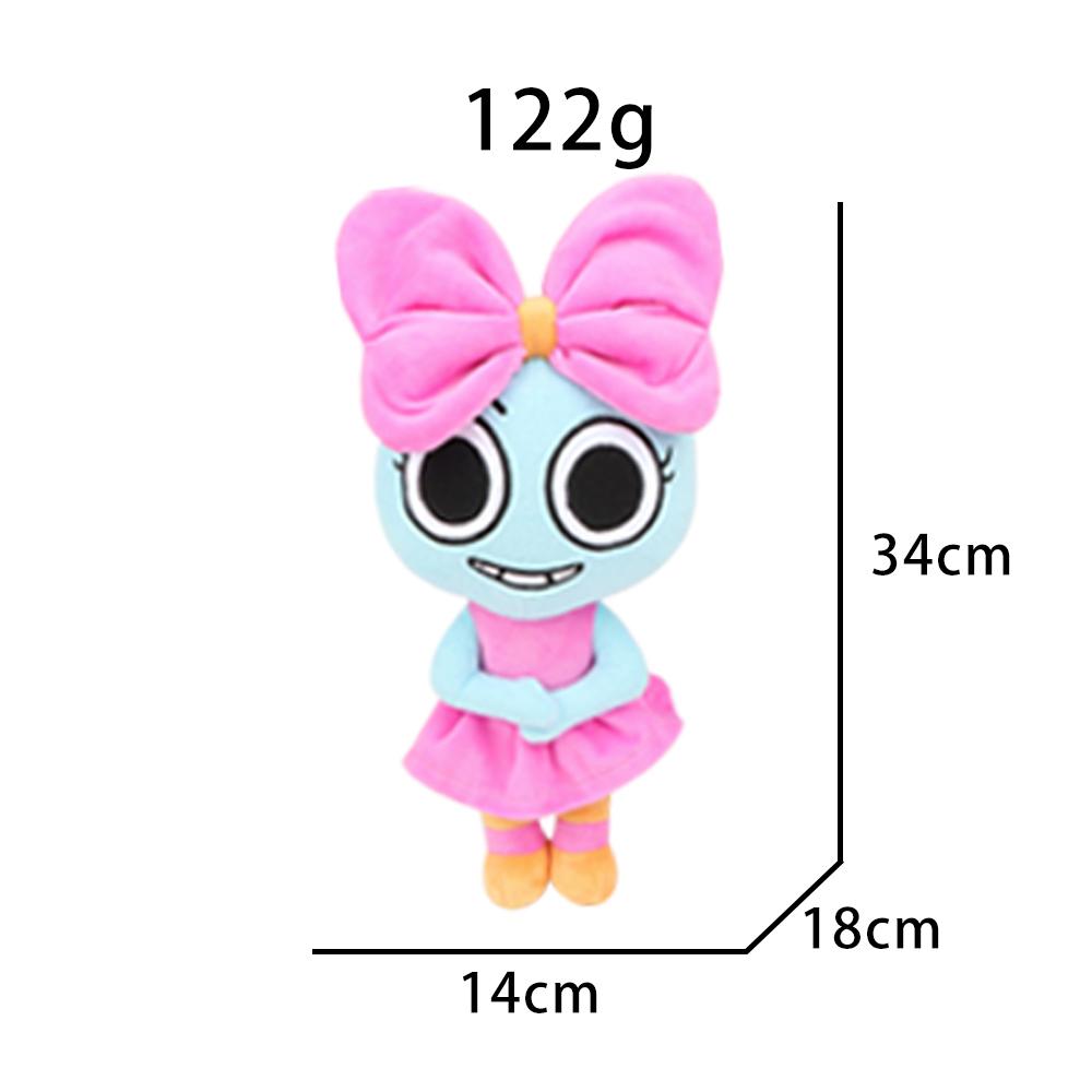 Dandy's World Plush 11" Cosmo Plush Stuffed Figure Pillow for Video Game Fans Room Decor with a Sticker Set