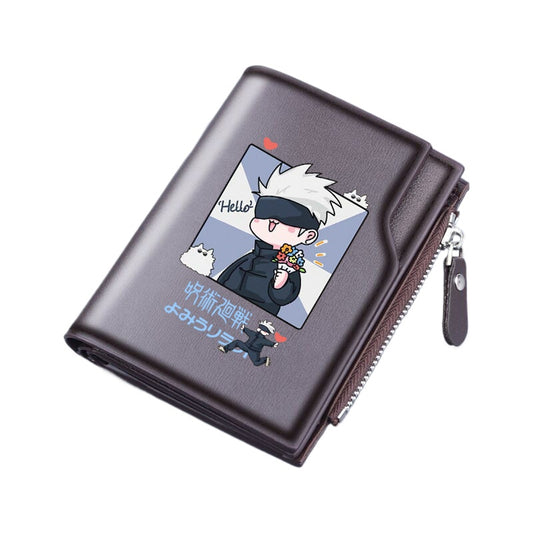JJK Gojo Satoru Slim Wallet - Student Bi-fold