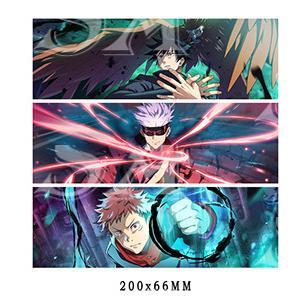 Jujutsu Kaisen Satoru Gojo 3D Gradient Sticker – Anime Holographic Decal for Car, Phone & Creative Gifts