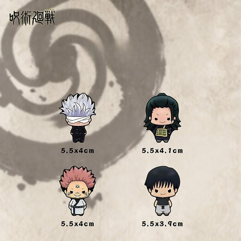 Jujutsu Kaisen Chibi Refrigerator Magnets - Flexible Sorcerer Kitchen Decor