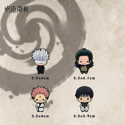 Jujutsu Kaisen Chibi Refrigerator Magnets - Flexible Sorcerer Kitchen Decor