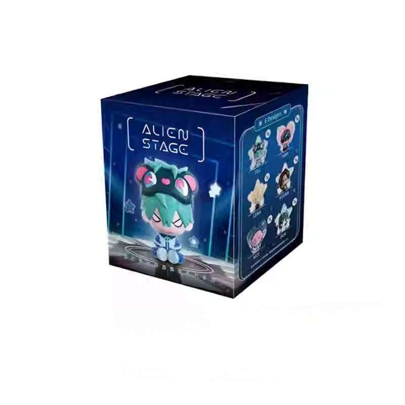 Alien Stage Free Stage Series Blind Box - Chibi Figure with Acrylic Backdrop - ALNST Ivan Till Mizi Luka 3D Desktop Mascot Toy