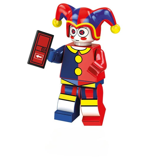 TADC Minifigures Building Blocks Set - The Amazing Digital Circus Action Figures - Pomni Jax Caine Kaufmo Gangle MOC Bricks - Indie Animation Model Collection for Fans - 8Pcs Set