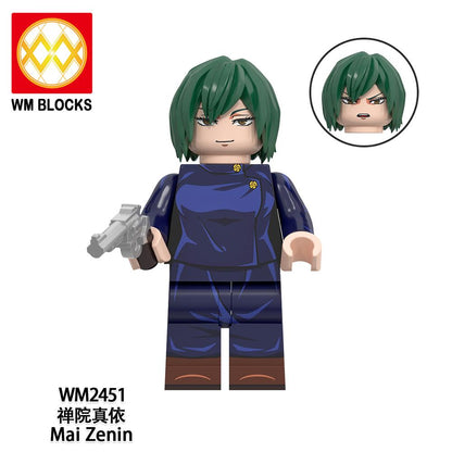 Jujutsu Kaisen Mini Figure Brick Set – All Character Assembly Toy, Anime Building Block Collectible Gift for Fans