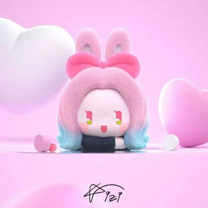 Alien Stage Pet Rabbit Series Blind Box - Flocked Kawaii Chibi Figure - ALNST Ivan Till Mizi Luka Desktop Mascot Toy