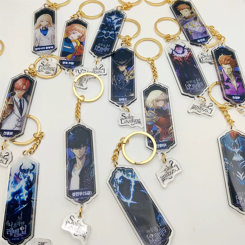Solo Leveling Acrylic Keychain - Sung Jinwoo Shadow Army