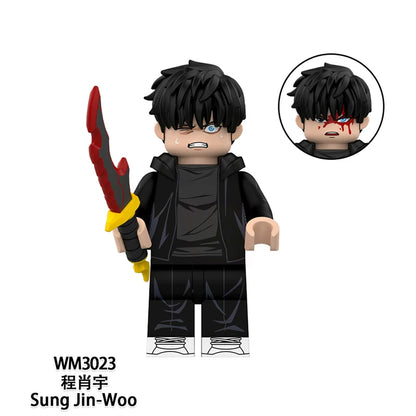Solo Leveling Bricks - Sung Jinwoo & Shadow Army Set