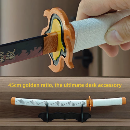 Demon Slayer 45cm Metal Nichirin Swords - Tanjiro Zenitsu Set