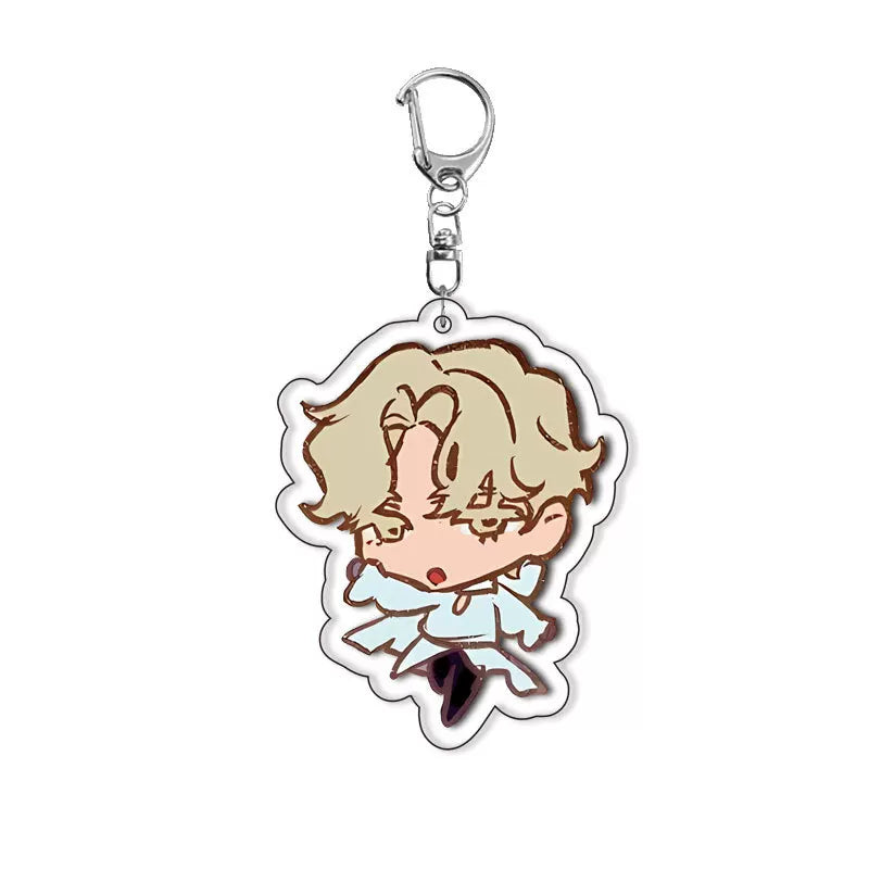 Alien Stage Chibi Mascot Acrylic Keychain - Cute 6cm Anime Figure Charm - ALNST Till Ivan Mizi Sua Luka Hyuna Backpack Keyring Accessory