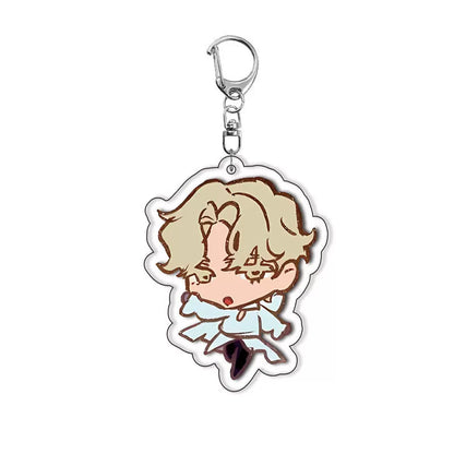Alien Stage Chibi Mascot Acrylic Keychain - Cute 6cm Anime Figure Charm - ALNST Till Ivan Mizi Sua Luka Hyuna Backpack Keyring Accessory