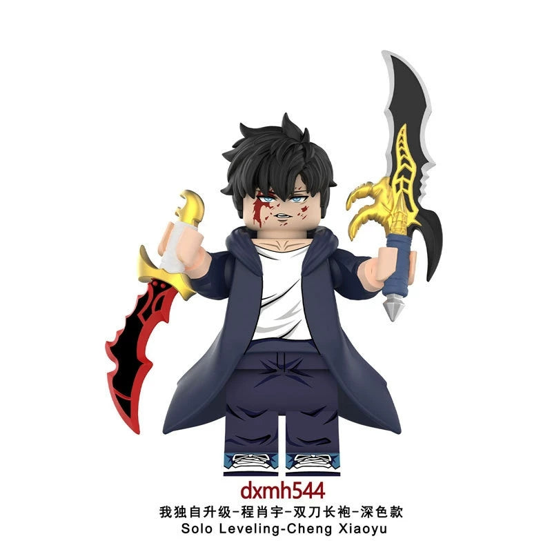 Solo Leveling Bricks - Sung Jinwoo & Shadow Army Set