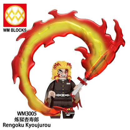 Demon Slayer LEGO Compatible - Breathing Style Figures