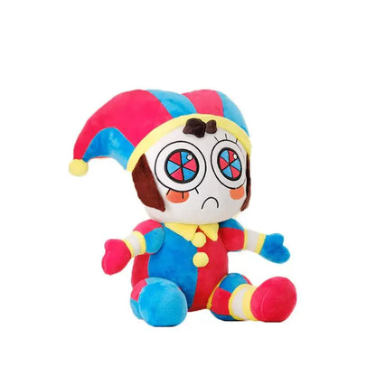 The Amazing Digital Circus Plush Toys - Soft Pomni Jester & Jax Rabbit Stuffed Animals - Cuddly Fan Merch for All Ages