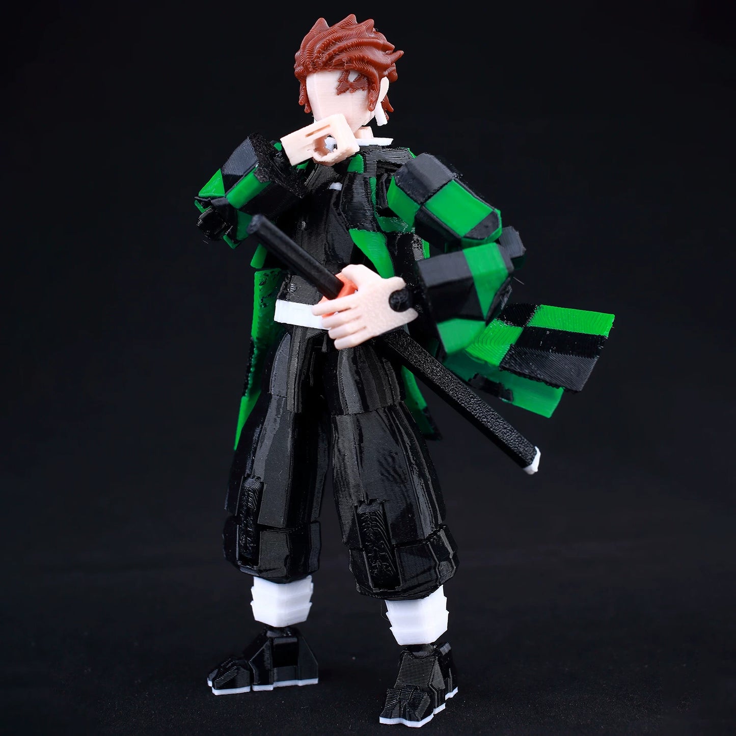 Tanjiro 3D Printed Action Figure - 15cm Ultra Poseable