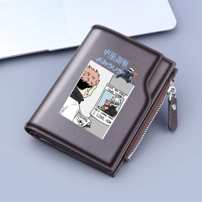 JJK Gojo Satoru Slim Wallet - Student Bi-fold