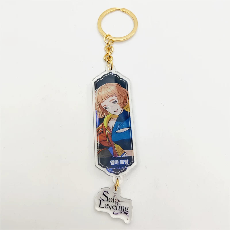 Solo Leveling Acrylic Keychain - Sung Jinwoo Shadow Army