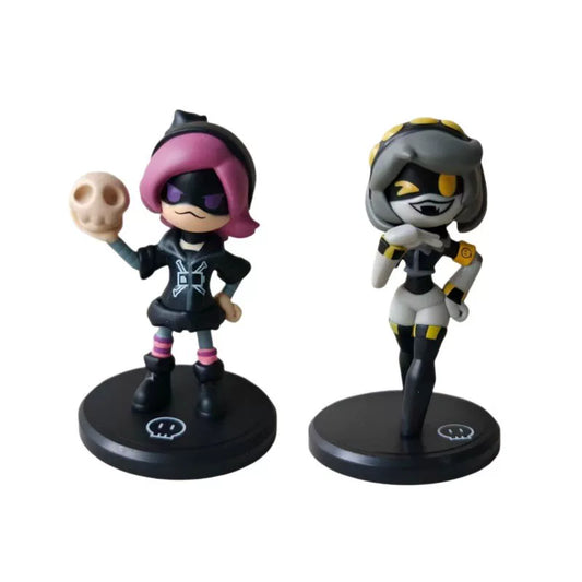 Murder Drones Uzi & V PVC Figures - Absolute Solver Collectible Statues - Glitch Productions Anime Models - Sci-Fi Horror Desktop Decor Gift