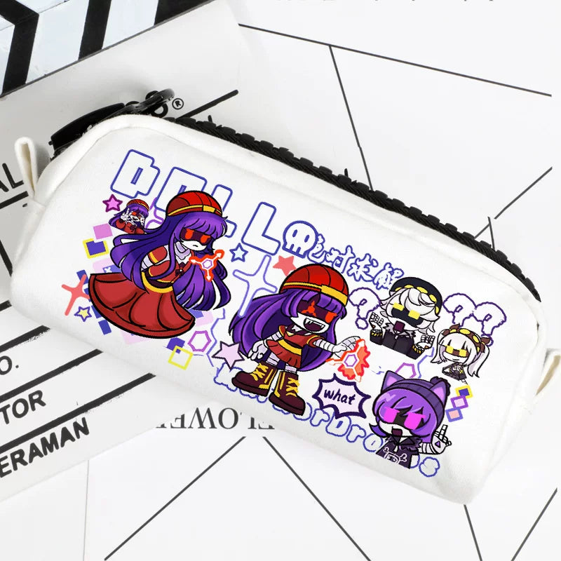 Murder Drones Large Capacity Pencil Case - TADC Uzi, Serial Designation N, V, J Stationery Bag - Cute Anime Pen Pouch for School & Travel - Indie Animation Fan Gift