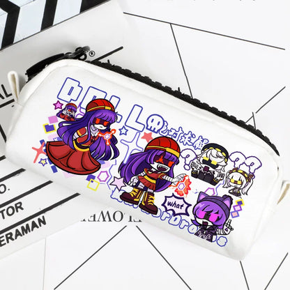 Murder Drones Large Capacity Pencil Case - TADC Uzi, Serial Designation N, V, J Stationery Bag - Cute Anime Pen Pouch for School & Travel - Indie Animation Fan Gift