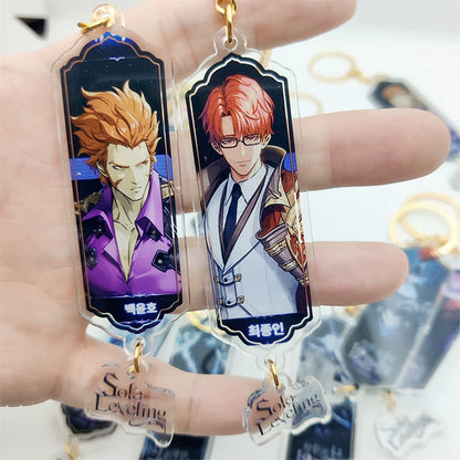 Solo Leveling Acrylic Keychain - Sung Jinwoo Shadow Army