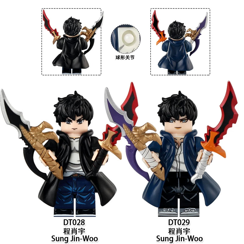 Solo Leveling Bricks - Sung Jinwoo & Shadow Army Set