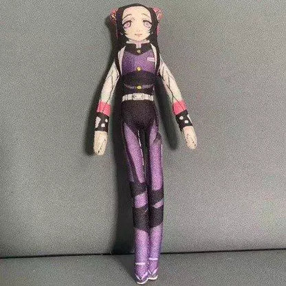 Poseable Derpy Demon Slayer Plush - 15cm Funny Toy