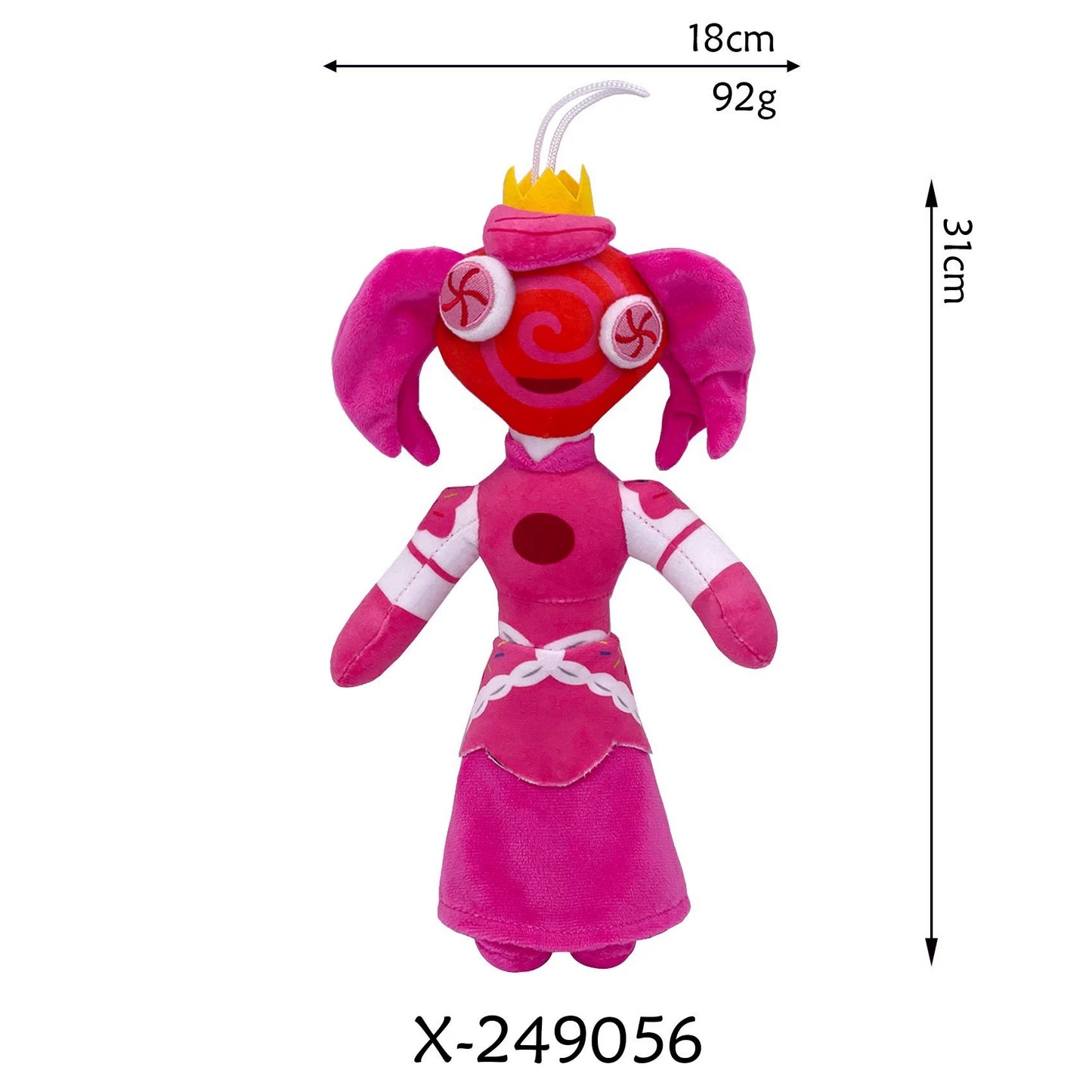 The Amazing Digital Circus Plushies - TADC Jax, Pomni, Caine, Gangle Stuffed Toys - Complete Character Collection - Indie Animation Merch - Soft Collectible Dolls for Fans & Kids