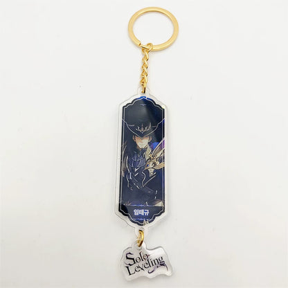 Solo Leveling Acrylic Keychain - Sung Jinwoo Shadow Army