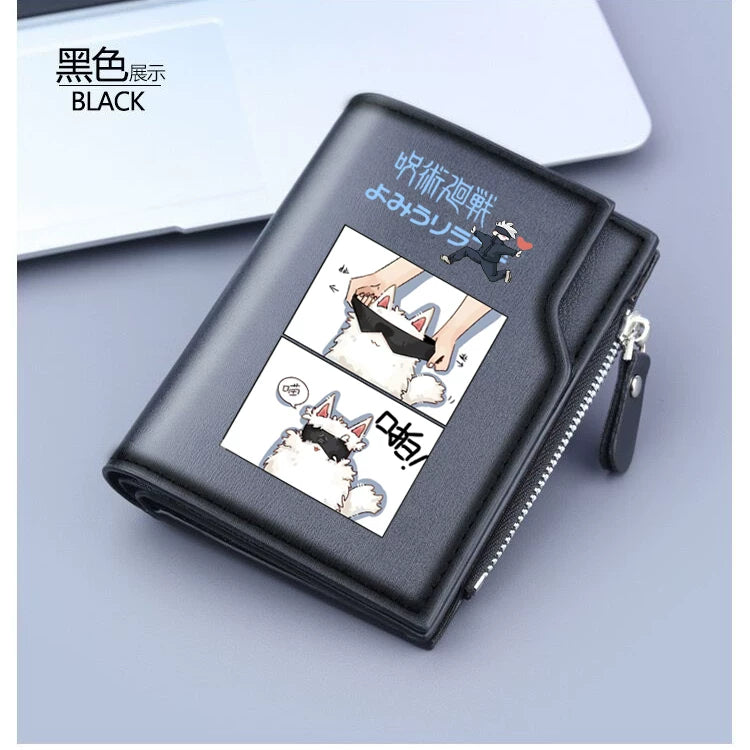 JJK Gojo Satoru Slim Wallet - Student Bi-fold