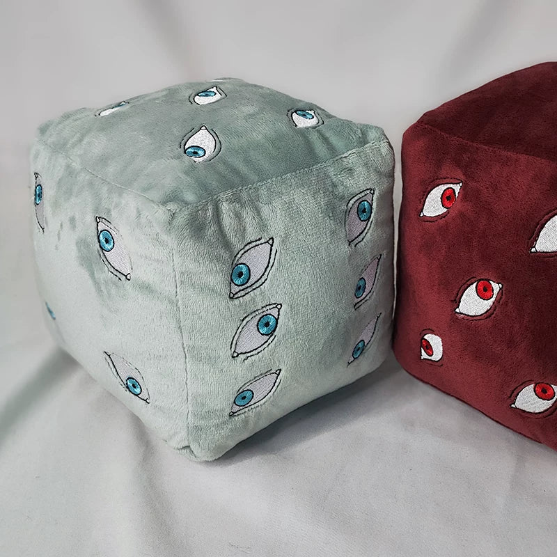 Jujutsu Kaisen 15cm Prison Realm Plush Toy - Cursed Object Eye Dice Cushion