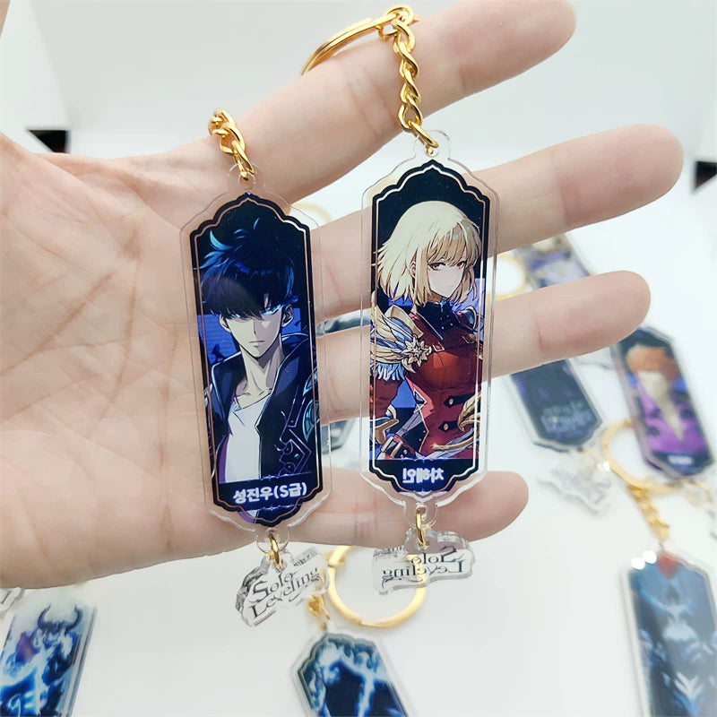 Solo Leveling Acrylic Keychain - Sung Jinwoo Shadow Army