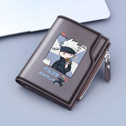 JJK Gojo Satoru Slim Wallet - Student Bi-fold