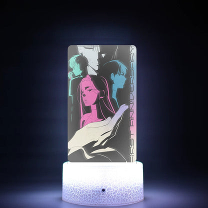 Alien Stage 3D LED Illusion Night Light - 16-Color Remote Control Acrylic Lamp - ALNST Till Mizi Ivan Stage Performance & Cute Onesie Desk Mascot