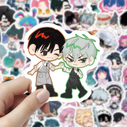Alien Stage Kids Series Sticker Pack - 300Pcs Kawaii Chibi Decals - ALNST Ivan Till Mizi Luka Pastel Meme Journaling Stickers