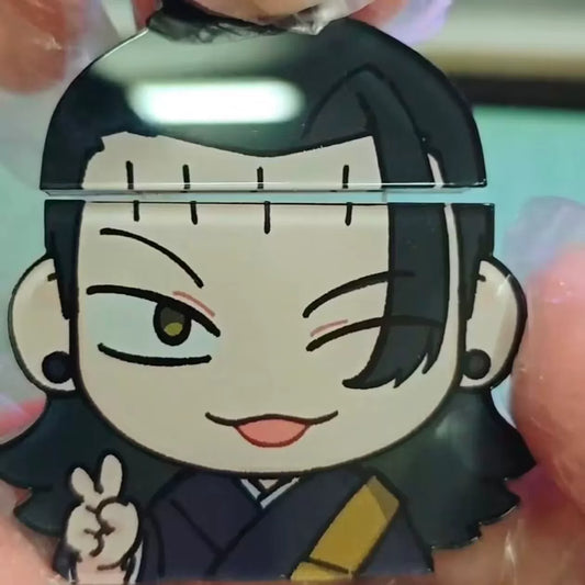 Jujutsu Kaisen Kenjaku Suguru Geto Acrylic Slide Keychain - Animated Brain Reveal Charm