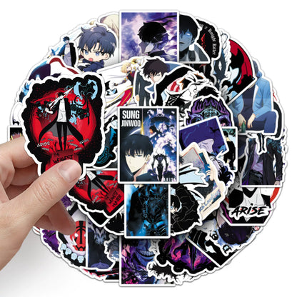 Solo Leveling Stickers - 50Pcs Shadow Monarch Arise Set