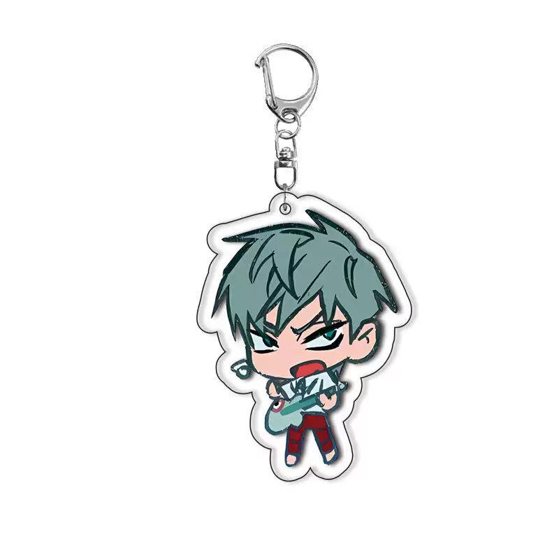 Alien Stage Chibi Mascot Acrylic Keychain - Cute 6cm Anime Figure Charm - ALNST Till Ivan Mizi Sua Luka Hyuna Backpack Keyring Accessory