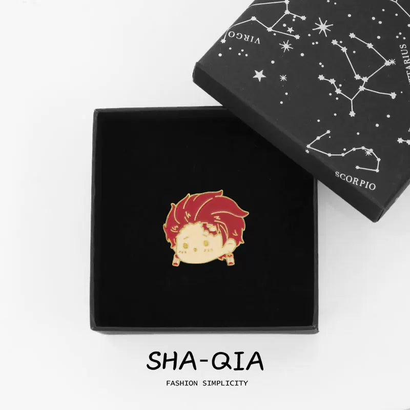 Demon Slayer Chibi Enamel Pins - Kawaii Hashira Set
