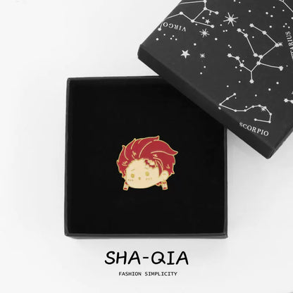Demon Slayer Chibi Enamel Pins - Kawaii Hashira Set
