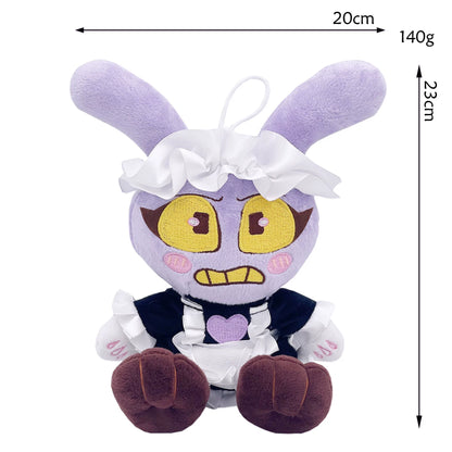 The Amazing Digital Circus Plushies - TADC Jax, Pomni, Caine, Gangle Stuffed Toys - Complete Character Collection - Indie Animation Merch - Soft Collectible Dolls for Fans & Kids