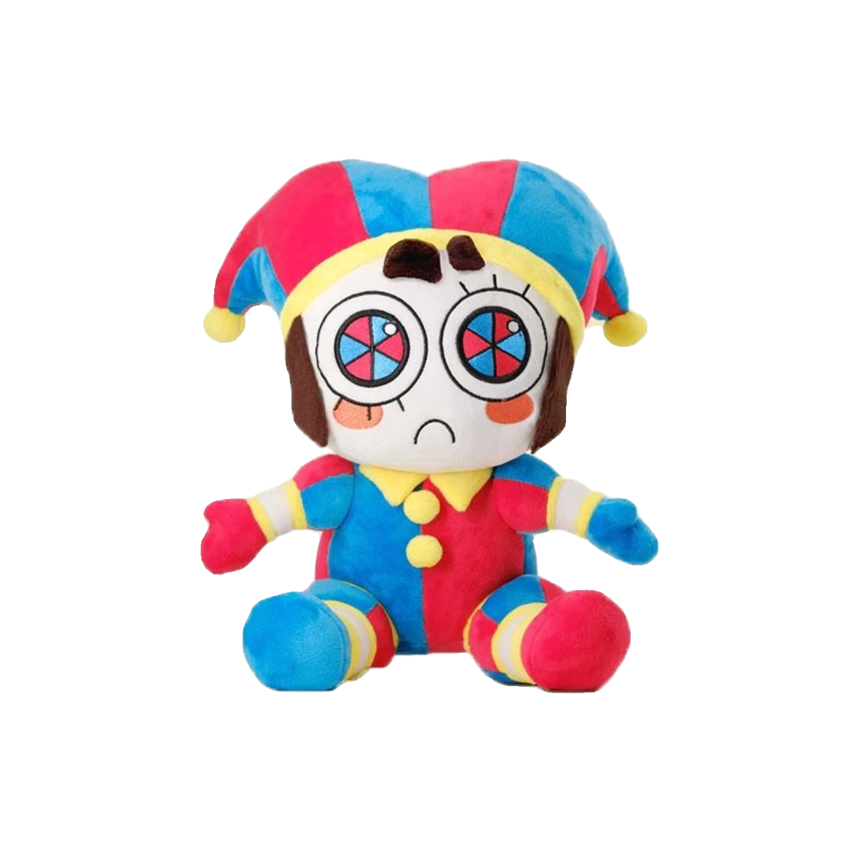 The Amazing Digital Circus Plush Toys - Soft Pomni Jester & Jax Rabbit Stuffed Animals - Cuddly Fan Merch for All Ages