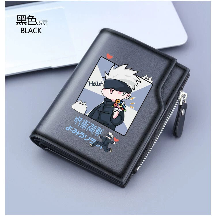 JJK Gojo Satoru Slim Wallet - Student Bi-fold