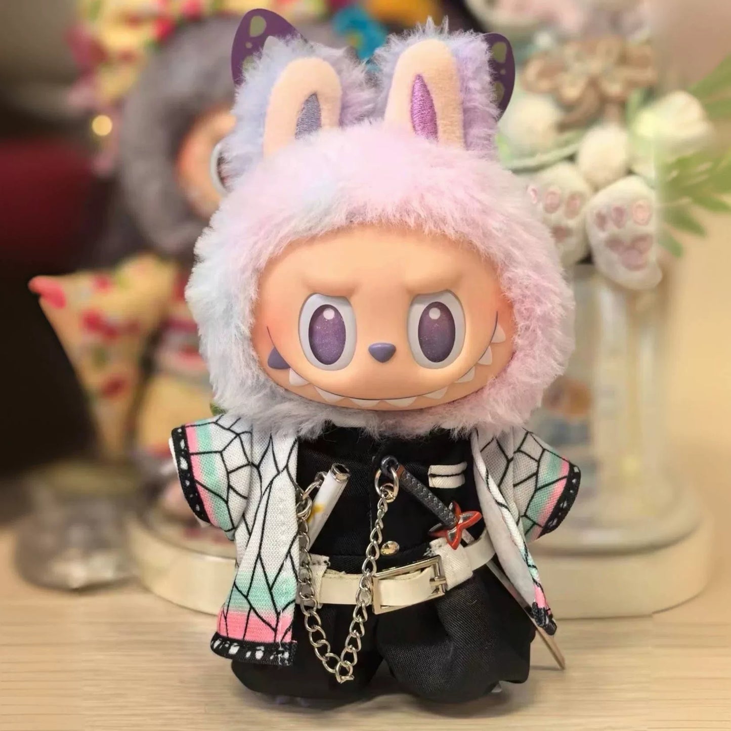 Labubu x Demon Slayer Plush - 17cm Chaos Bag Charm