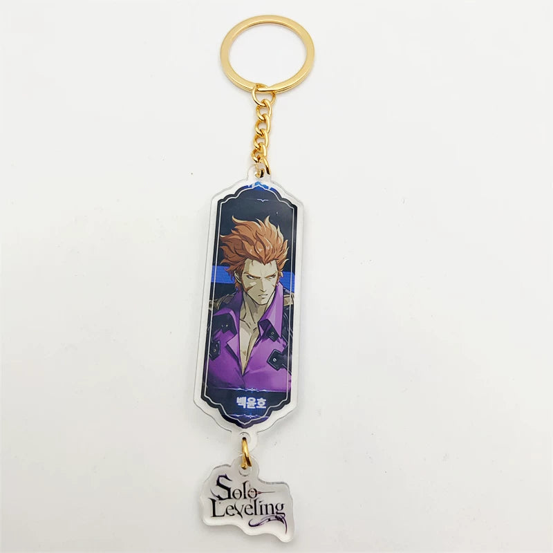 Solo Leveling Acrylic Keychain - Sung Jinwoo Shadow Army