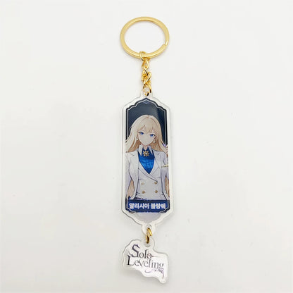 Solo Leveling Acrylic Keychain - Sung Jinwoo Shadow Army